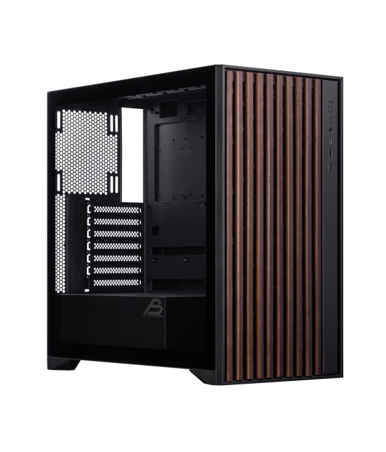 BLACKSTORM Artemis W01B ATX-kotelo musta/puu