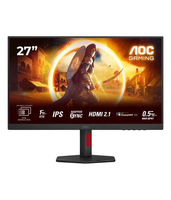 AOC G4 U27G4R tietokoneen litteä näyttö 68,6 cm (27") 3840 x 2160 pikseliä 4K Ultra HD LED musta, Punainen
