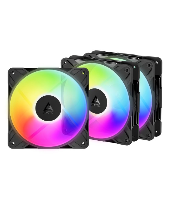 ARCTIC Freezer P12 Pro Reverse A-RGB - 3 Pack Tietokonekotelo Tuuletin 12 cm musta 3 kpl