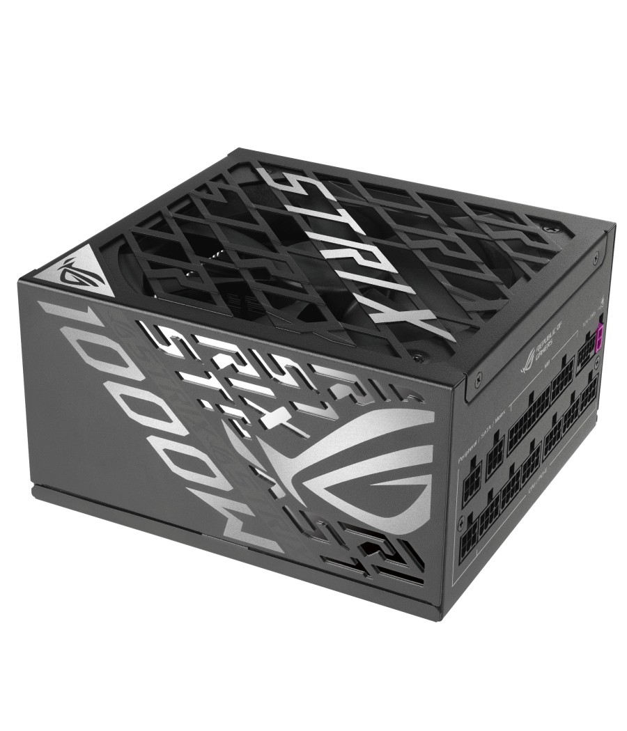ASUS ROG STRIX-1000P-GAMING virtalähdeyksikkö 1000 W 20+4 pin ATX ATX musta, Hopea
