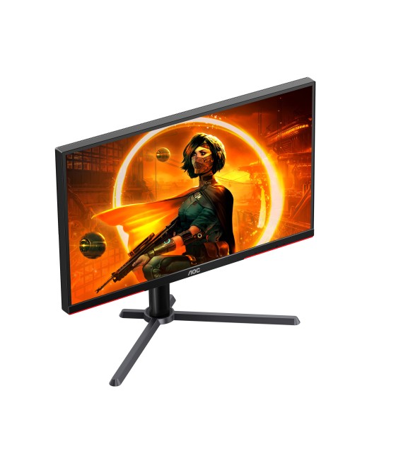 AOC G3 Q27G3XMN BK tietokoneen litteä näyttö 68,6 cm (27") 2560 x 1440 pikseliä 2K Ultra HD LED Musta, Punainen