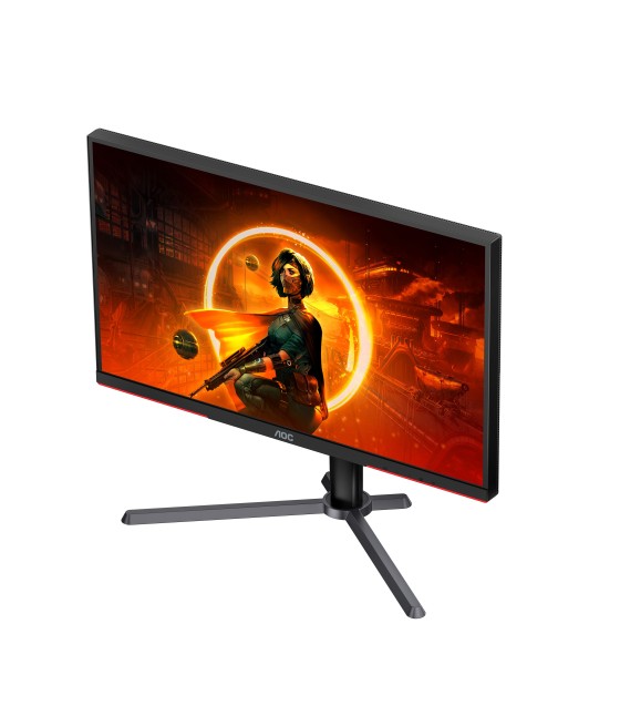 AOC G3 Q27G3XMN BK tietokoneen litteä näyttö 68,6 cm (27") 2560 x 1440 pikseliä 2K Ultra HD LED Musta, Punainen