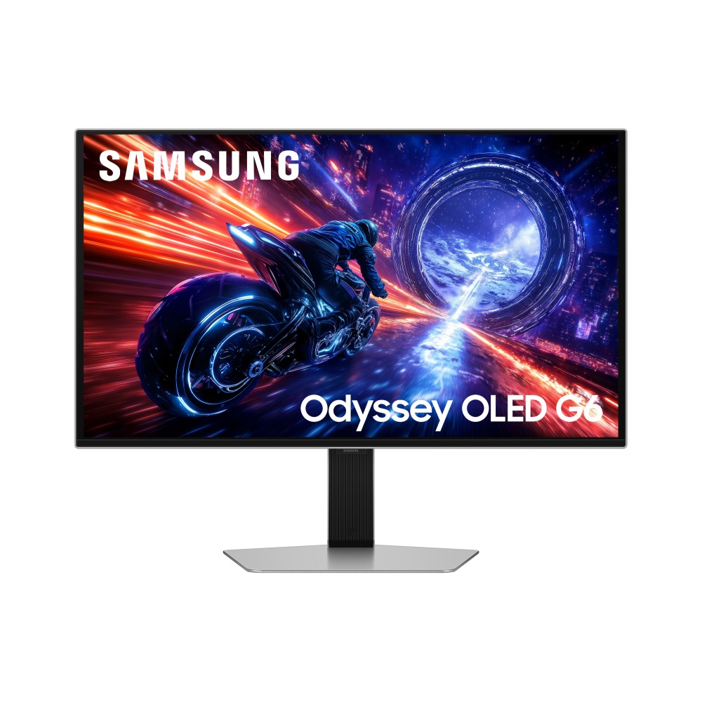 Samsung G60SF tietokoneen litteä näyttö 68,6 cm (27") 2560 x 1440 pikseliä Quad HD OLED Hopea
