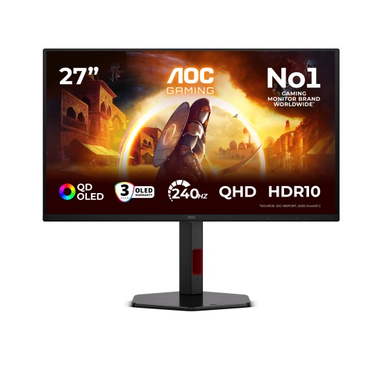 AOC G4 Q27G4ZDR  27" QD-OLED pelinäyttö
