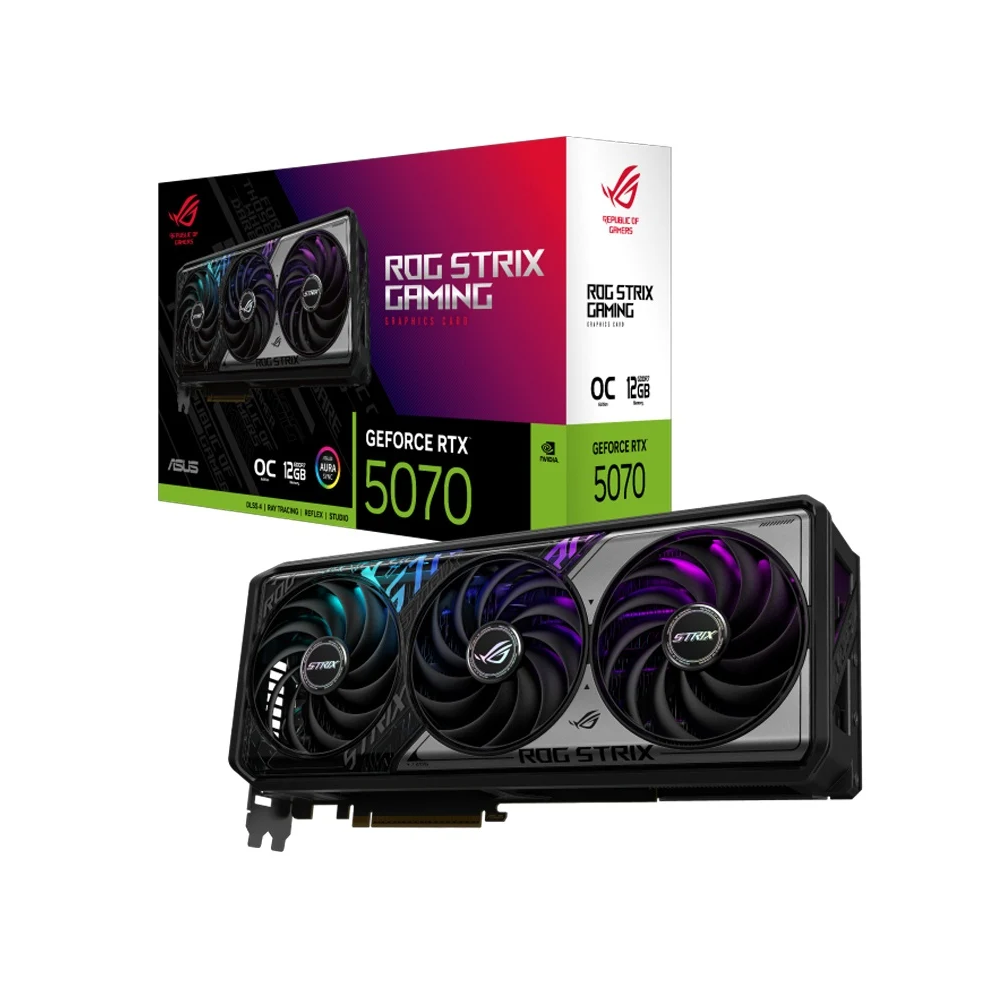 ASUS ROG -STRIX-RTX5070-O12G-GAMING NVIDIA GeForce RTX 5070 12 GB GDDR7