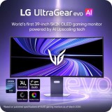LG 39GX950B-B tietokoneen litteä näyttö 99,1 cm (39") 5120 x 2160 pikseliä 5K Ultra HD OLED Musta