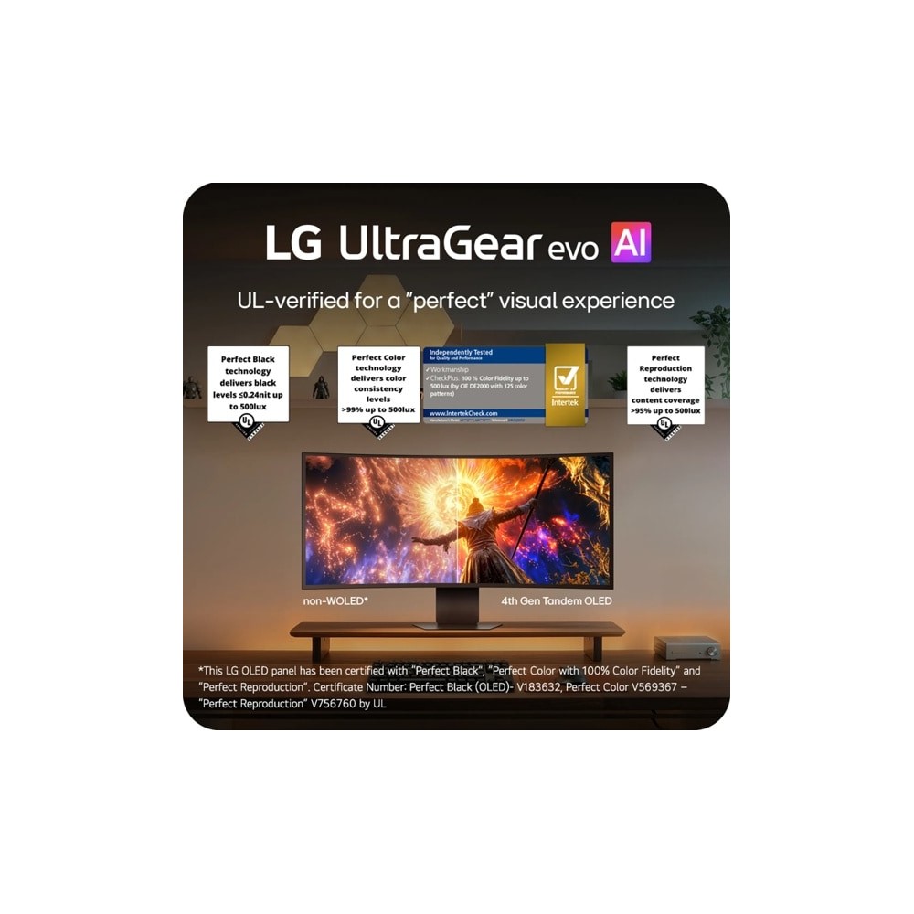 LG 39GX950B-B tietokoneen litteä näyttö 99,1 cm (39") 5120 x 2160 pikseliä 5K Ultra HD OLED Musta