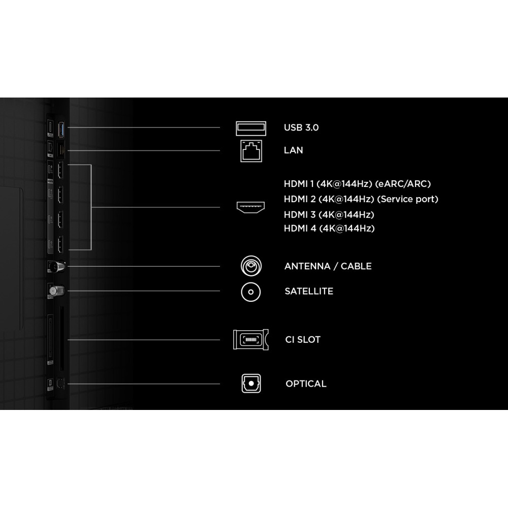 TCL 55C8L 55" C8L – 4K SQD Mini-LED Google TV