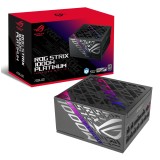ASUS ROG STRIX-1000P-GAMING virtalähdeyksikkö 1000 W 20+4 pin ATX ATX Musta, Hopea